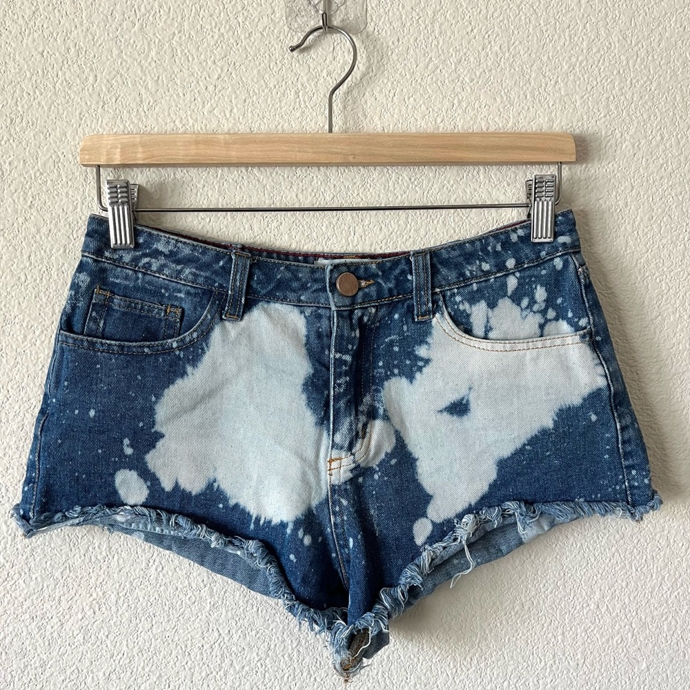 Toast Jeans Distressed Booty Shorts